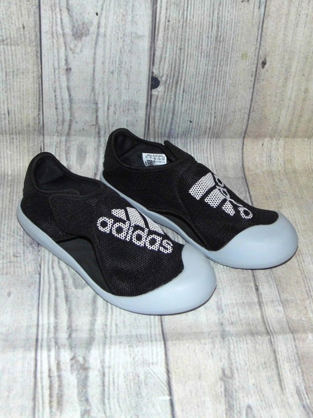 ADIDAS Altaventure Black/Gray Sandals Little Kids Size 1